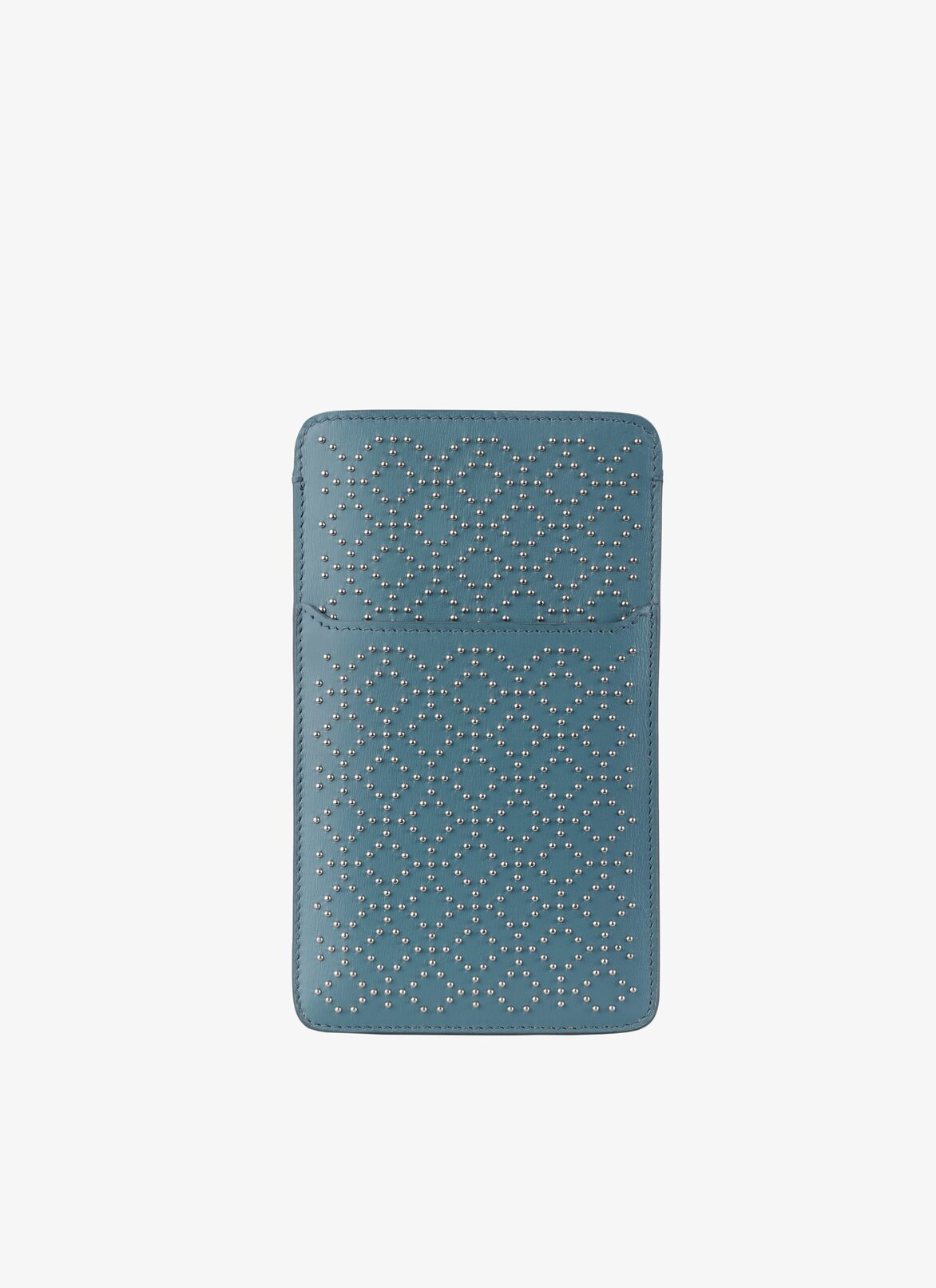 IPHONE HOLDER CUIR LUX CLOU ARABESQUE HORIZON ALAÏA HORIZON BLUE  IPHONE HOLDER CUIR LUX CLOU ARABESQUE HORIZON